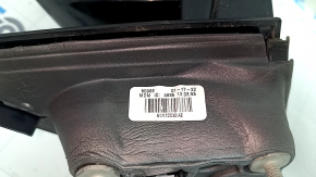 Зеркало боковое правое в сборе Jeep Compass 17-26 5+4 пинов, BSM, поворотник, подогрев, с хром молдингом, черное, песок на хроме, царапины