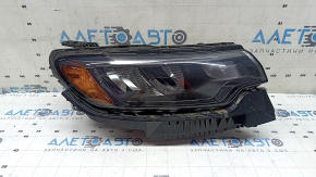 Фара передняя правая в сборе Jeep Compass 22-26 галоген + LED с креплением, песок