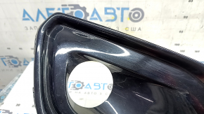 Решетка бампера левая Jeep Compass 22-26 черный глянец под галоген ПТФ, песок, затерт