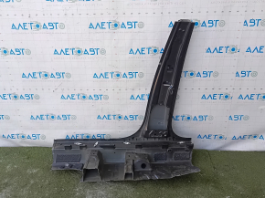 Стойка кузова центральная правая Audi A4 B9 17-25 отпилена, вмятина