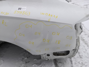 Четверть крыло задняя левая Audi A5 F5 18-25 5D на кузове, белая, после ремонта