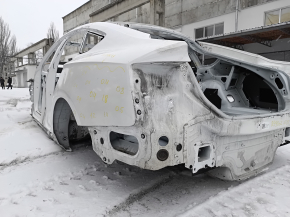 Четверть крыло задняя левая Audi A5 F5 18-25 5D на кузове, белая, после ремонта