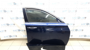 Ansamblu ușă dreapta față fără cheie pentru Honda Accord 18-22, albastru B-588P, triplex, ciobit