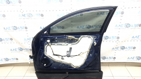 Дверь в сборе передняя правая Honda Accord 18-22 keyless, синий B-588P, триплекс, скол