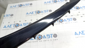 Ornament bară față sub farul stânga pentru Honda Accord 18-20, negru lucios, nisip, zgârieturi