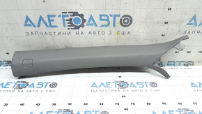 Ornamente montanți față Honda Accord 18-22, gri închis, zgârieturi