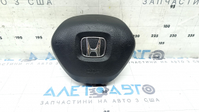 Подушка безопасности airbag в руль водительская Honda Accord 18-22 черная, царапины