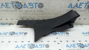 Накладка порога задняя правая Honda Accord 18-22 черная, потерта, царапины
