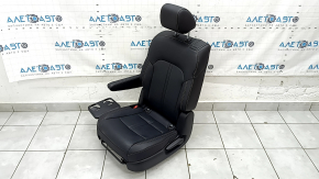 Сидение 2 ряда левое Mazda CX-90 24-26 с AIRBAG, кожа черная, перфорация под 7 мест