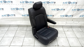 Mazda CX-90 Seria 24-26 Scaun dreapta al doilea rând cu AIRBAG, piele neagră, perforat pentru 7 locuri