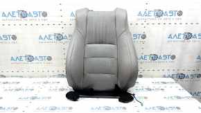 Tapițerie scaun șofer, partea superioară, Honda Accord 18-22, piele gri, încălzită, ventilată, perforată
