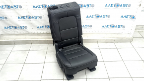 Задний ряд сидений 2 ряд правый Ford Escape MK4 20-22 без airbag, кожа черная, перфорация, замята