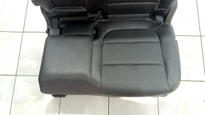 Задний ряд сидений 2 ряд левый Ford Escape MK4 20-22 без airbag, кожа черная, перфорация, с подлокотником и ремнём, замята