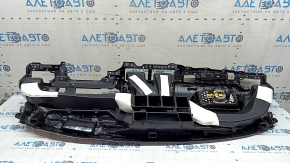 Торпедо передняя панель с AIRBAG Honda Accord 18-22 черная, под проекцию