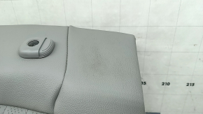 Задний ряд сидений 2 ряд верхняя часть левая Honda Accord 19-22 кожа светло-серая, с подогревом, перфорация, под чистку, царапины