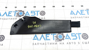 Ornamente console centrale negre pentru Mazda CX-90 24-26, partea stângă față