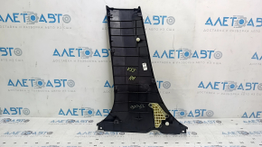 Ornamente montan central dreapta jos pentru Toyota Camry V55 15-17 SUA, negre, zgârieturi