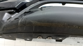 Бампер передний голый Mazda CX-90 24-26 под парктроники, черный, царапины, нештатное отверстие