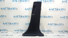 Ornamente montan central dreapta jos Toyota Highlander 14-19, negru, zgârieturi
