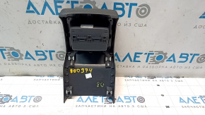 Накладка центральной консоли задняя VW Passat b8 16-19 USA черная, царапины