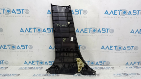 Накладка центральной стойки нижняя правая Toyota Camry v55 15-17 usa черный, царапины