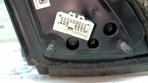 Зеркало боковое левое в сборе Hyundai Elantra AD 17-20 7 пинов, BSM, синее, песок