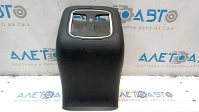 Ornamente console centrale spate pentru Chrysler 200 15-17, negre, grilaje de ventilație, zgârieturi