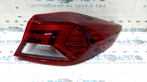 Фонарь внешний крыло правый Hyundai Elantra AD 19-20 галоген с накладкой, царапины