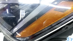 Фара передняя левая Hyundai Elantra AD 19-20 галоген с кронштейнами и накладкой, песок