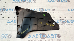 Ornamente consolei centrale față Nissan Rogue 14-20, negru, stânga, zgârieturi