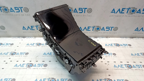 Ansamblu buzunar consolă centrală Tesla Model 3 18-20, negru lucios, zgârieturi