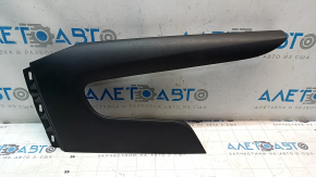 Ornamente console centrale stânga pentru Nissan Pathfinder 13-16, negre, zgâriate