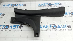 Ornament prag interior stânga spate pentru Hyundai Elantra AD 17-20, negru, zgârieturi, suport rupt