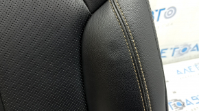 Обшивка спинки водительского сиденья Mazda CX-90 24-26 кожа черная, перфорация, подогрев, замята