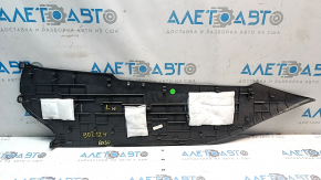 Ornamente console centrale stânga pentru Infiniti QX50 19-25, negre, zgârieturi