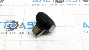 Ручка КПП Mazda CX-90 24-26 кожа черная, царапины