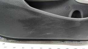 Panou ușă stânga față pentru Hyundai Elantra AD 19-20, gri, cotiera din cauciuc, inserție din material textil gri, ornament gri, zgârieturi, curățabil chimic