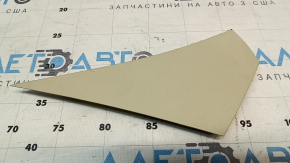 Накладка центральной консоли задняя правая Lincoln MKZ 13-20 бежевая, царапина