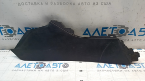 Накладка центральной консоли боковая левая Subaru Outback 15-19 передняя, черная, потертая