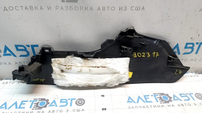 Накладка центральной консоли боковая левая Subaru Outback 15-19 передняя, черная, потертая