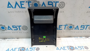 Накладка центральной консоли задняя Subaru Outback 15-19 черная, царапины