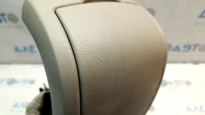 Накладка консоли задняя с подстаканниками Toyota Prius 20 04-09 серая, царапины