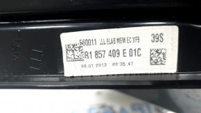 Ansamblu oglindă retrovizoare stânga pentru Audi Q5 8R 09-17, 15 pini, auto-întunecare, auto-rabatare, semnalizare, încălzită, iluminare din spate, grafit LX7R, nisip