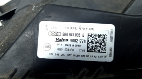 Фара передняя левая в сборе Audi Q5 8R 13-17 рест, ксенон, песок, паутинка, под полировку