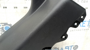 Накладка порога внутренняя задняя правая Audi Q5 8R 09-17 черная, царапины, потерта