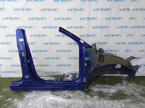 Четверть передняя правая Hyundai Tucson 22-24 2.5 USA отпилена, с центральной стойкой, синяя, тычка