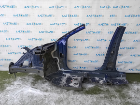 Четверть передняя правая Hyundai Tucson 22-24 2.5 USA отпилена, с центральной стойкой, синяя, тычка