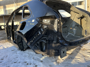 Четверть крыло задняя левая Mazda CX-90 24-26 на кузове, черная, тычки