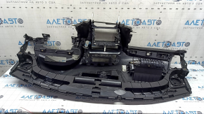Торпедо передняя панель с AIRBAG Audi Q5 8R 09-17 черная, царапины