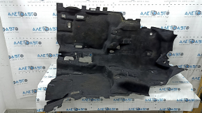 Покрытие пола заднее Mazda CX-90 24-26 PHEV, черное, под чистку